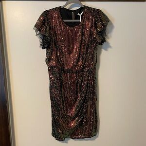 Grace Karin Sequin Mini Dress - mulitcolor